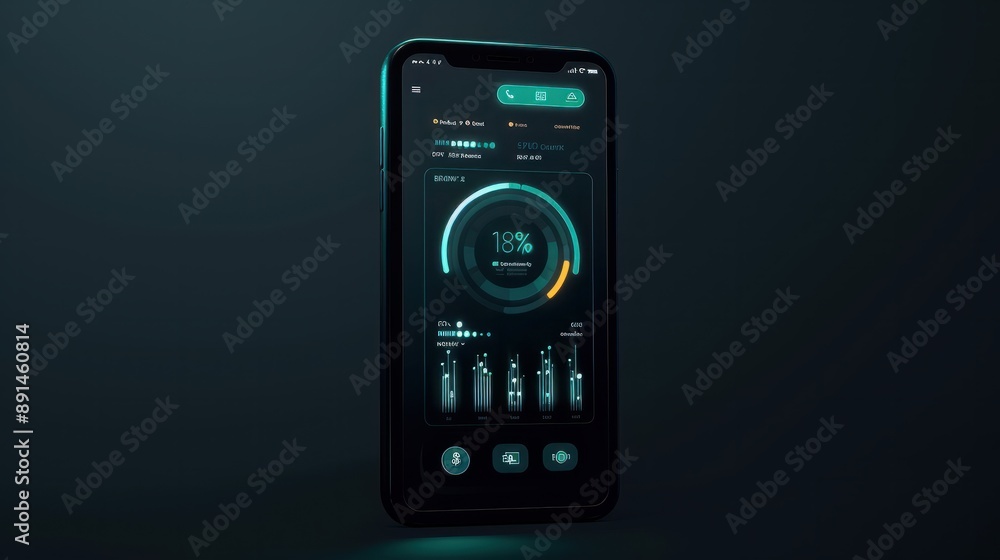 A sleek mobile app interface displaying a personal CO2 footprint tracker, highlighting carbon emissions, reduction tips, and eco-friendly suggestions for a sustainable lifestyle. A sleek mobile app interface displaying a personal CO2 footprint tracker, highlighting carbon emissions, reduction tips, and eco-friendly suggestions for a sustainable lifestyle.