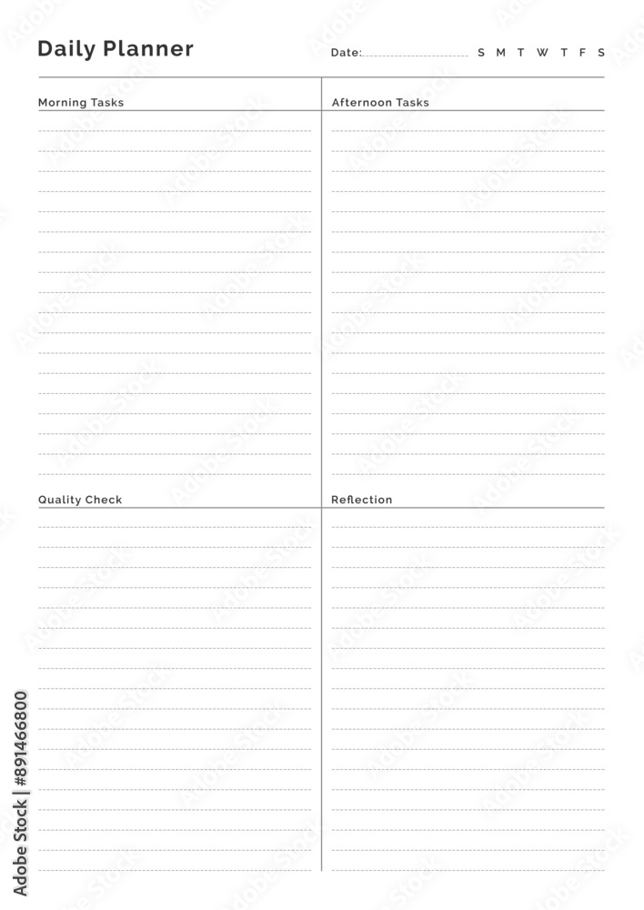 Versatile Generic Planning Pages and Planner Sheets Design Template for daily, weekly, and monthly organization for organizing daily routines and personal goals Versatile Generic Planning Pages and Planner Sheets Design Template for daily, weekly, and monthly organization for organizing daily routines and personal goals
