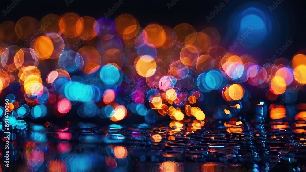 Luminous Bokeh Overlay Design Luminous Bokeh Overlay Design