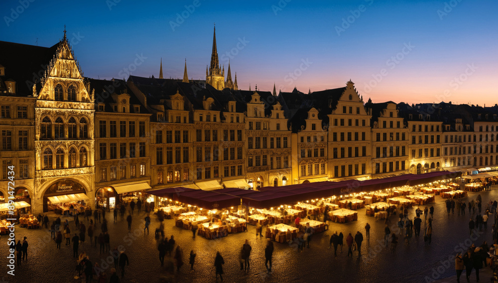 Fototapeta premium Market at Night