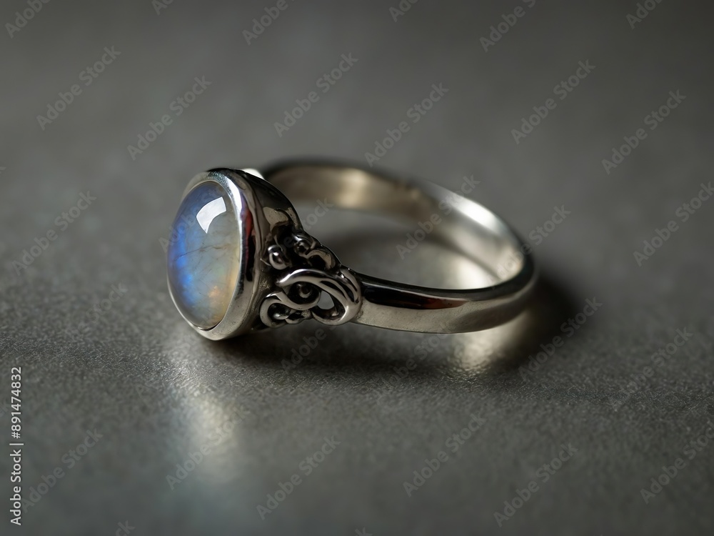 ring on a grey background ring on a grey background