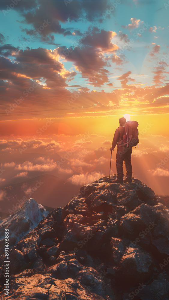 realistic high-resolution photo of mountain, with detailed background realistic high-resolution photo of mountain, with detailed background