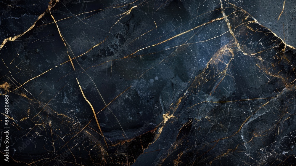 Chic black marble background with elegant gold edge detailing and a clear central space for text, perfect for luxury presentations. Chic black marble background with elegant gold edge detailing and a clear central space for text, perfect for luxury presentations.
