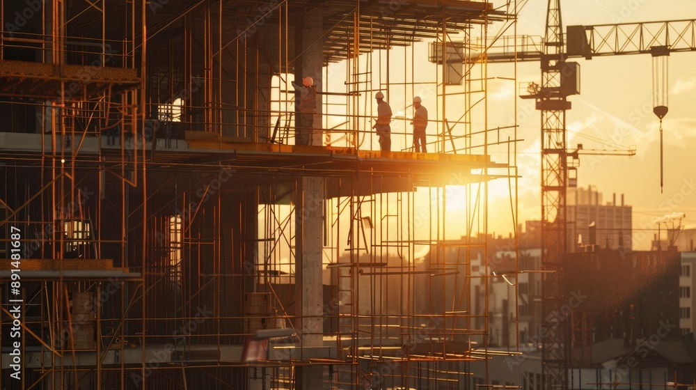 Building construction engineering project devotion with double Labor Day and the importance of workers. Building construction engineering project devotion with double Labor Day and the importance of workers.