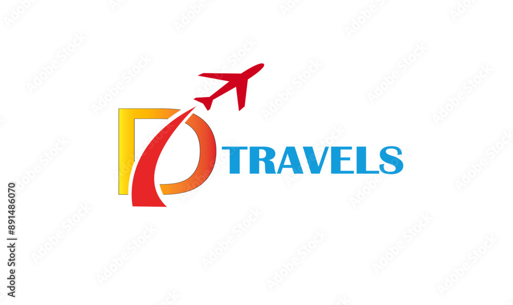 D TRAVELS LOGO, LOGO TRAVEL, D LOGO D TRAVELS LOGO, LOGO TRAVEL, D LOGO