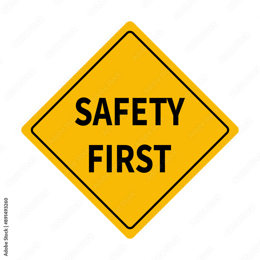 Safety symbols and first signs, work safety, caution work hazards, danger surveillance, zero accident, vector icon illustration Safety symbols and first signs, work safety, caution work hazards, danger surveillance, zero accident, vector icon illustration