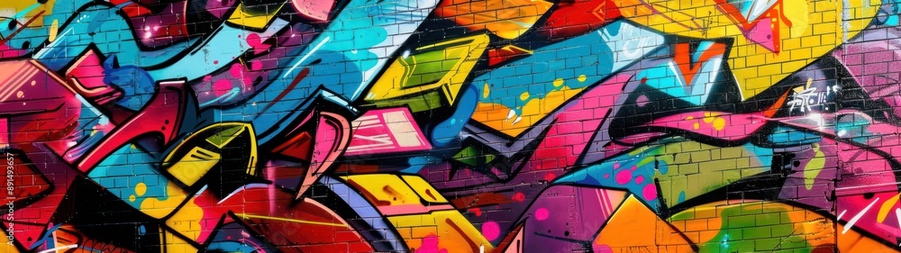 Abstract Graffiti Wall Art Abstract Graffiti Wall Art