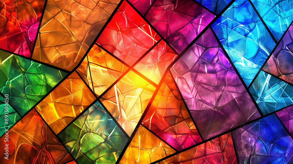 colorful stained glass background colorful stained glass background
