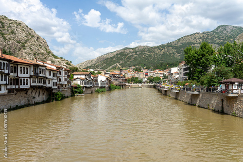 Amasya is a city located in northern Turkey, the capital of Amasya Province, and is located in the mountainous region of the Black Sea coast. photo