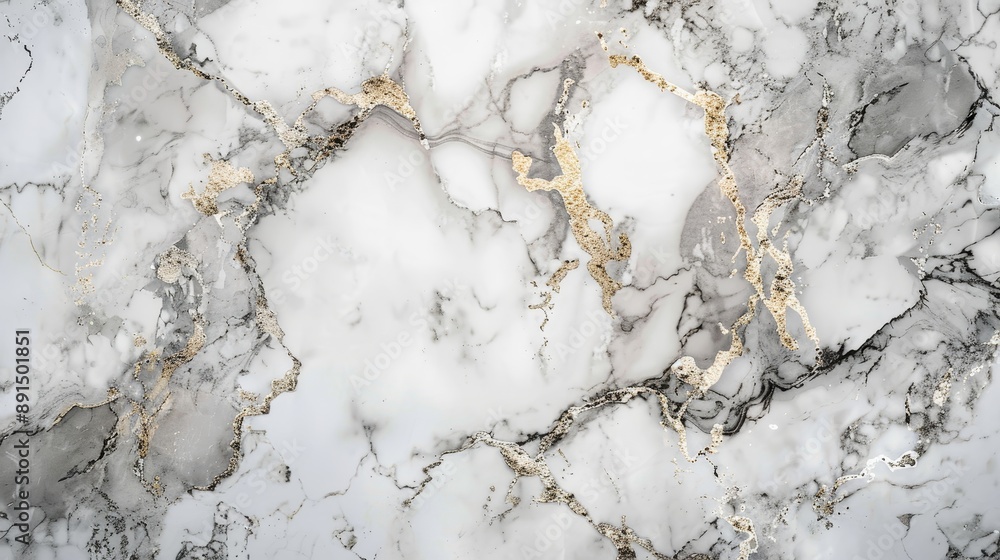 Abstract White and Gold Marble Texture Background Abstract White and Gold Marble Texture Background