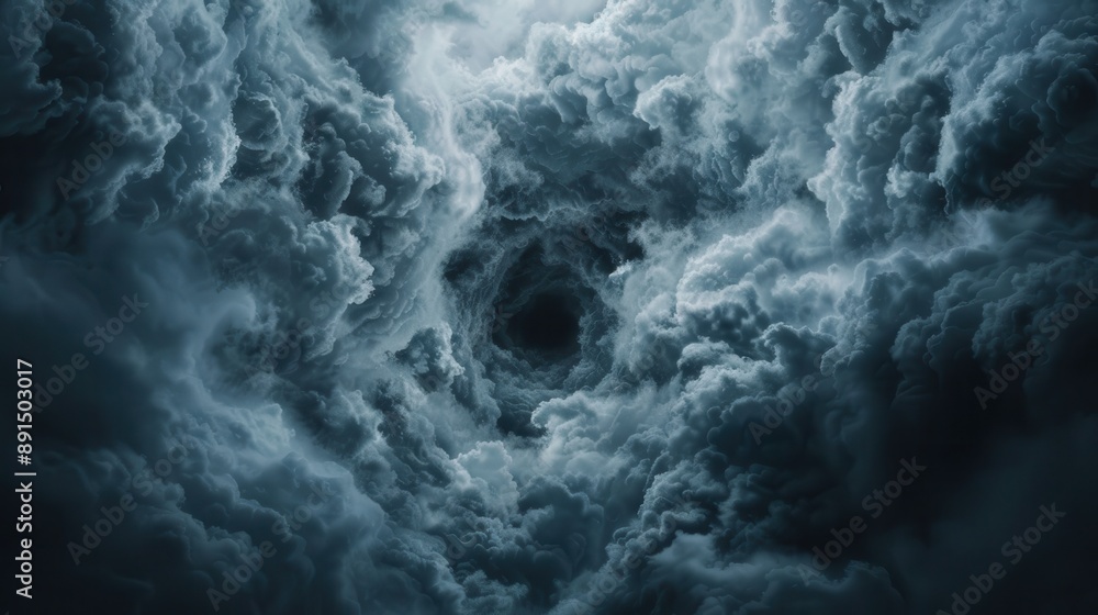 A mysterious hole appears in the middle of storm clouds, leading to an unknown destination, stirring curiosity and an eerie sense of the fantastical and surreal. A mysterious hole appears in the middle of storm clouds, leading to an unknown destination, stirring curiosity and an eerie sense of the fantastical and surreal.
