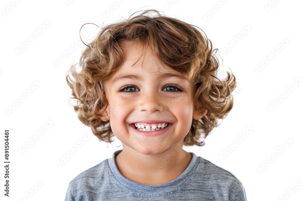 A close-up portrait photo of a charming young boy smiling, showcasing his clean teeth, dental advertisement A close-up portrait photo of a charming young boy smiling, showcasing his clean teeth, dental advertisement