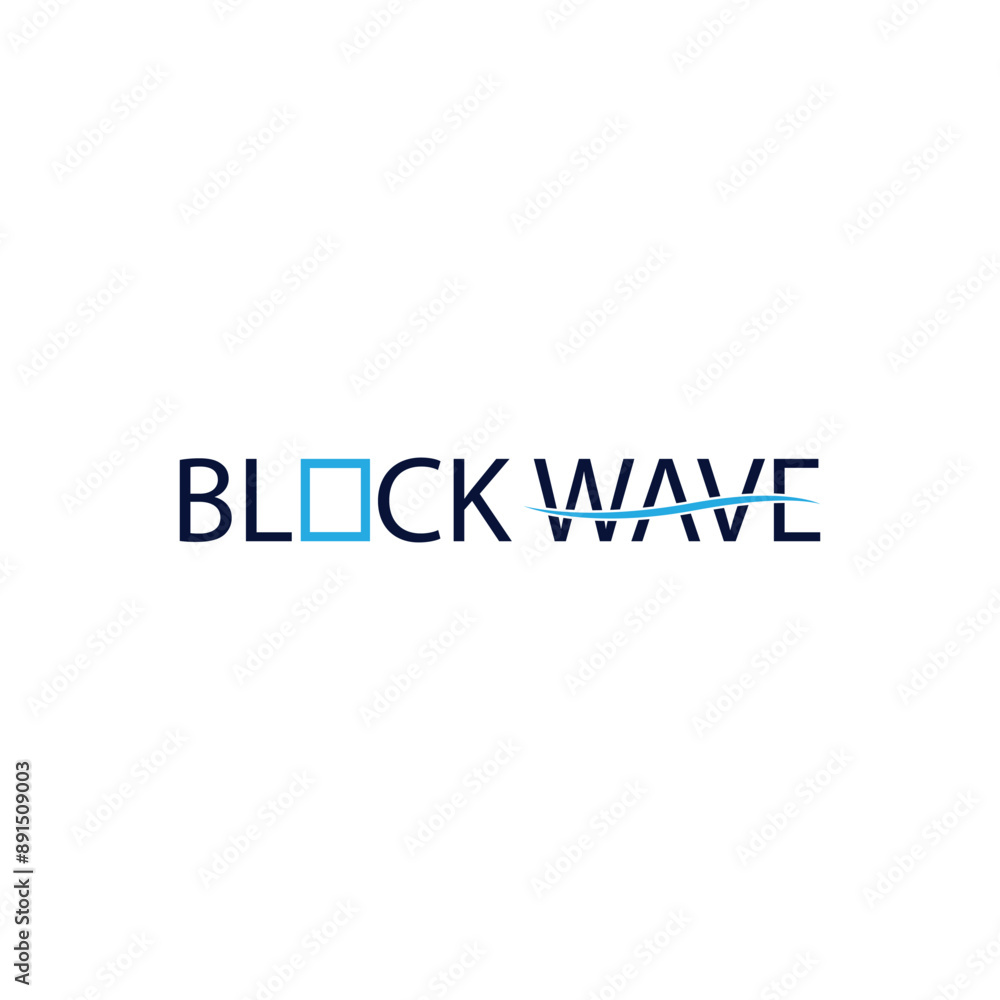 the block wave logo is suitable for your blockchain company. the block wave logo is suitable for your blockchain company.