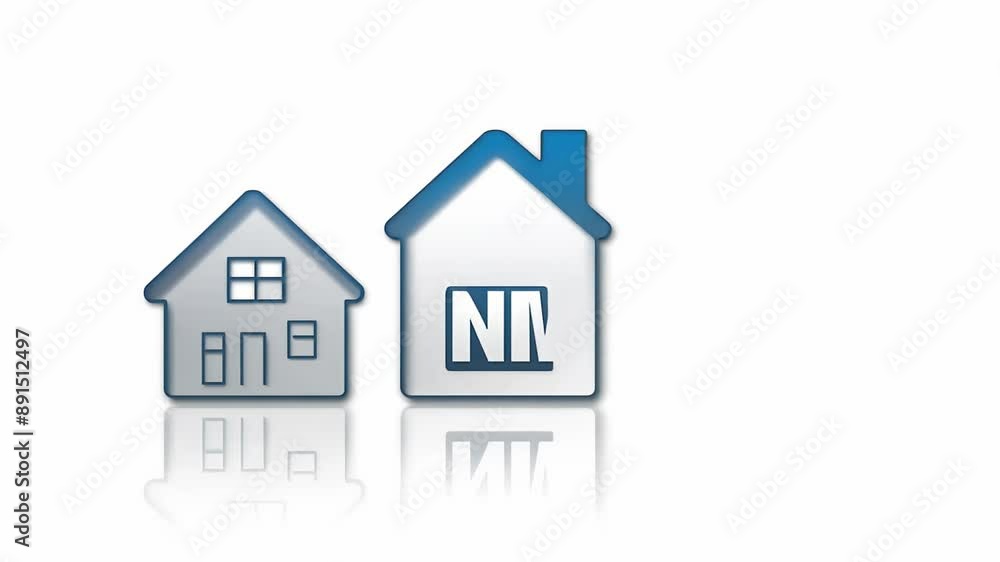 NMC logo against a background of a cityscape with skyscrapers. Concept: technology and urbanism, IT industry. NMC logo against a background of a cityscape with skyscrapers. Concept: technology and urbanism, IT industry.