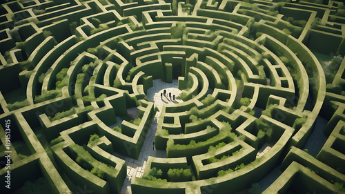 Wallpaper Mural A mass of tangled strings or wires, illustrating the confusion and complexity of mental illness. Torontodigital.ca