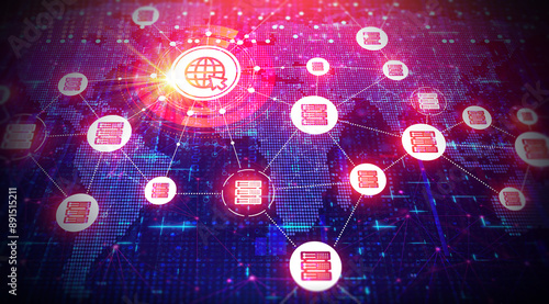 Internet Exchange and Internet Exchange Points - Conceptual Illustration
