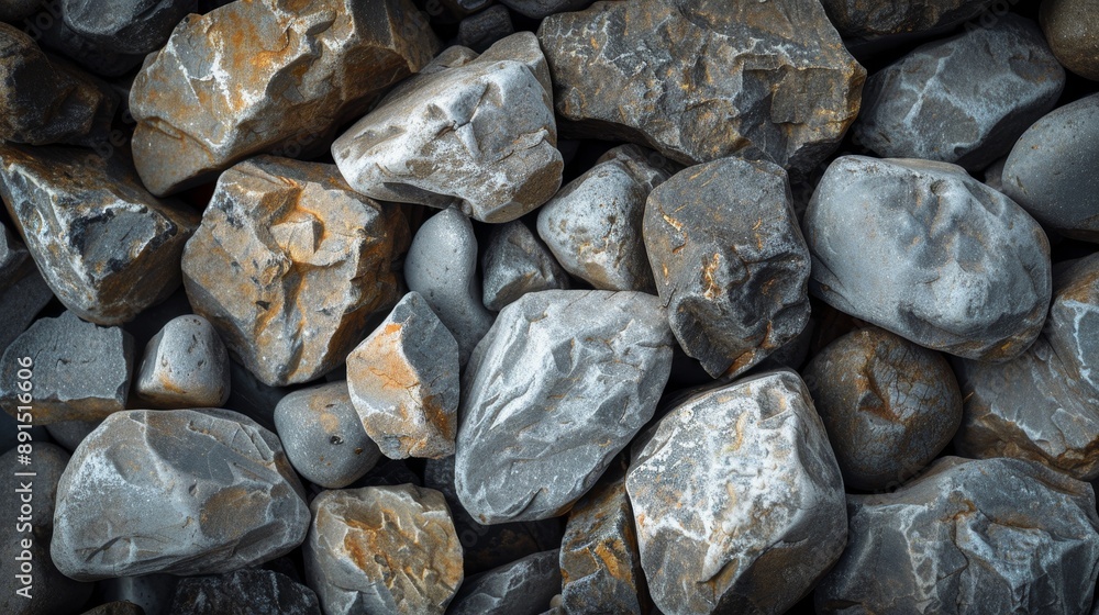 Close-Up of Gray and Brown Stones - Abstract Textured Background Close-Up of Gray and Brown Stones - Abstract Textured Background