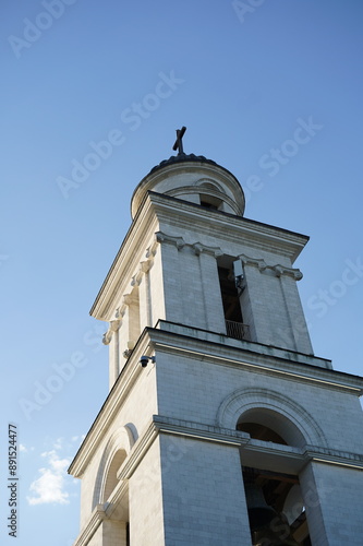 park, Chisinau, church, bell tower, Moldova, city park, nature, architecture, Christianity, green space, summer day, walk, historic site, tourist attraction, relaxation, landscape, picturesque view, u