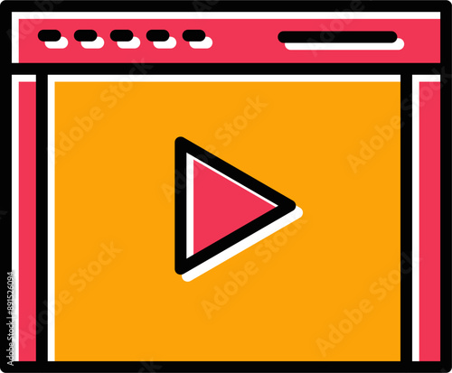 Multimedia Vector Icon