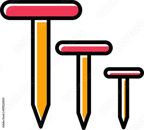 Nail Vector Icon