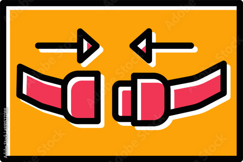 Seat Belt Vector Icon