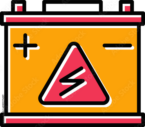 Accumulator Vector Icon