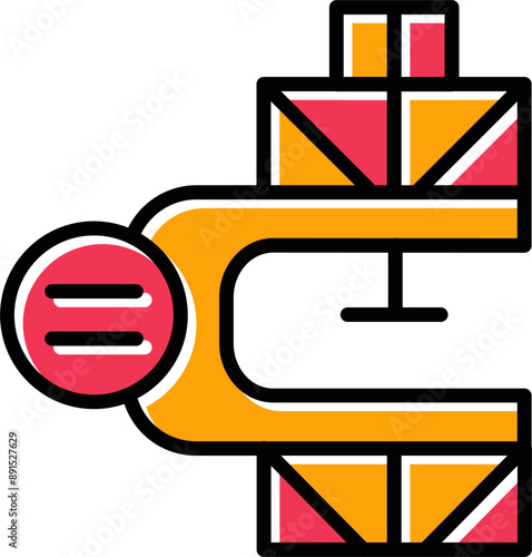 Clamp Vector Icon