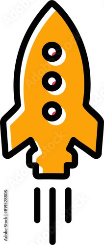 Rocket Vector Icon