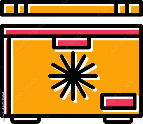 Freezer Vector Icon