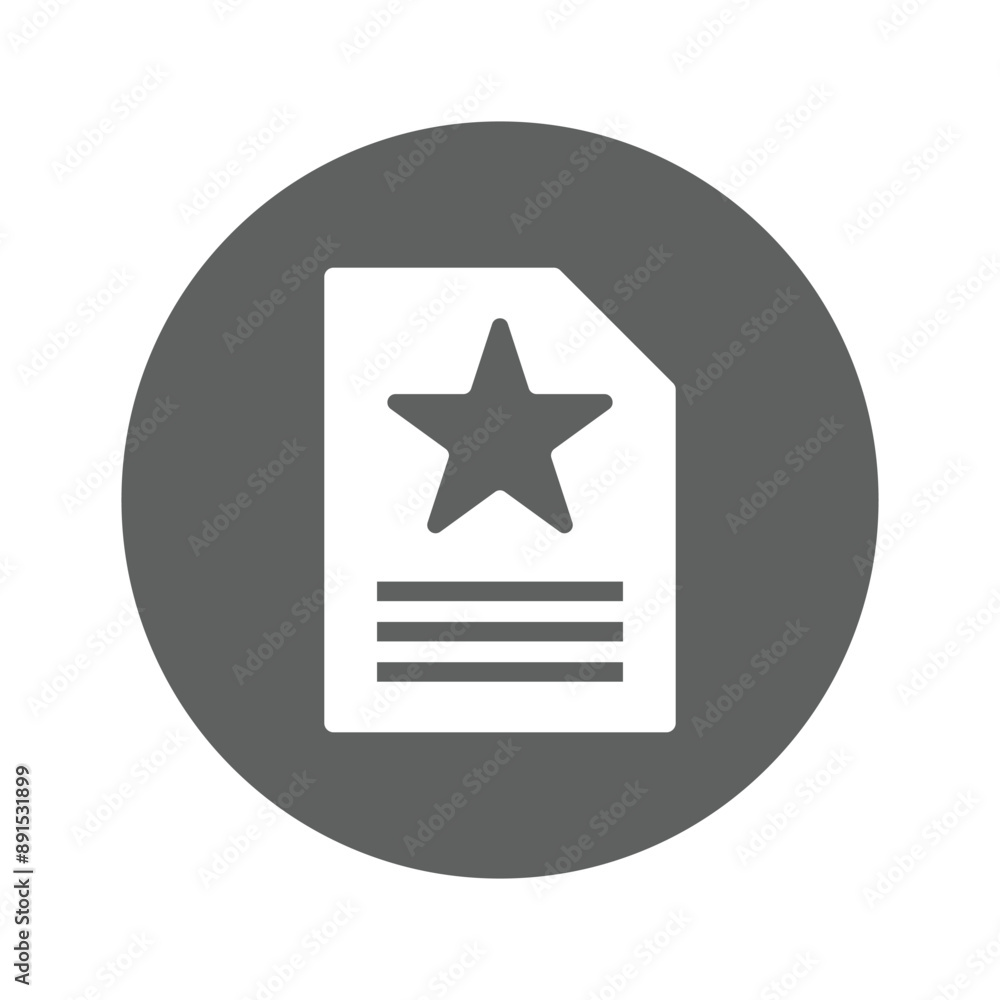 Documents with a star icon.
