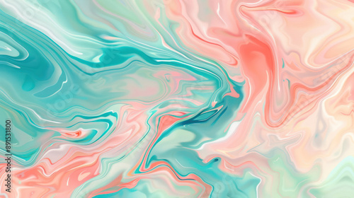 Abstract random color liquid marble background