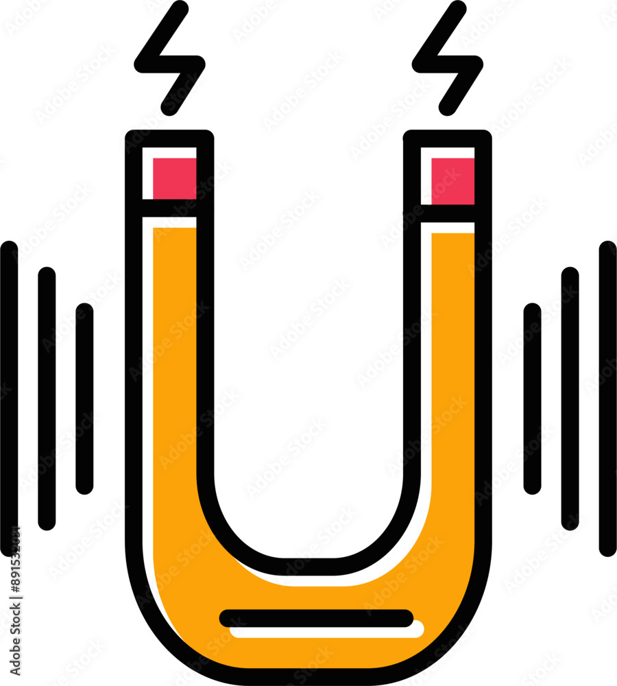 Magnet Vector Icon Magnet Vector Icon