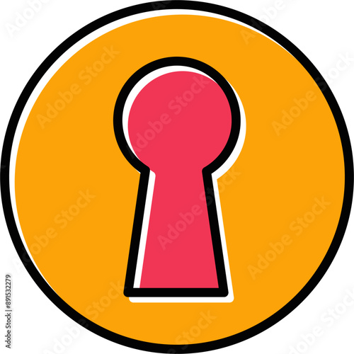 Keyhole Vector Icon