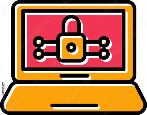 Closed Access Vector Icon photo