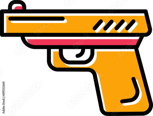 Foto Gun Vector Icon