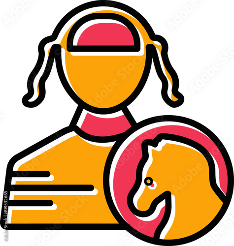 Jockey Vector Icon