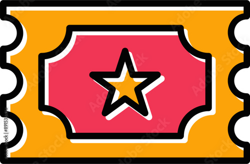 Tickets Vector Icon