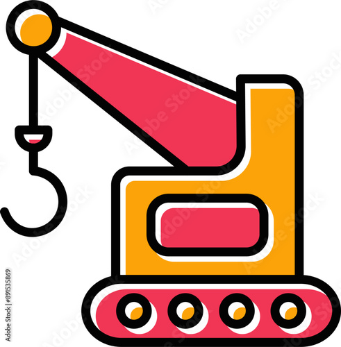 Lifter Crane Vector Icon