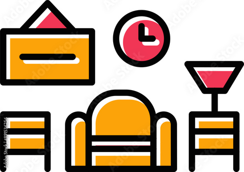 Rooms Vector Icon