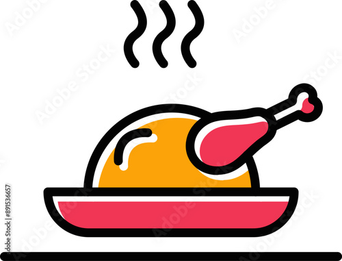 Chicken Vector Icon