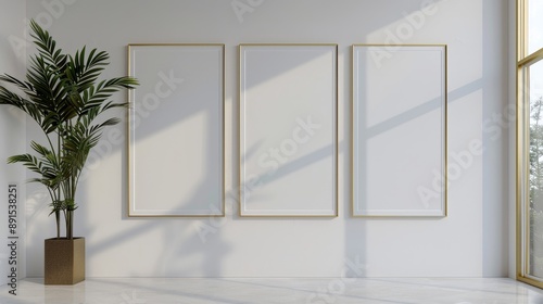 Modern Interior with Three ...