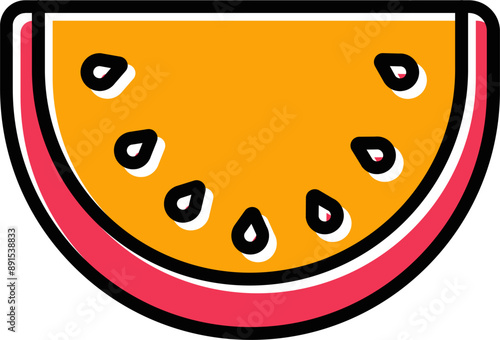 Watermelon Vector Icon