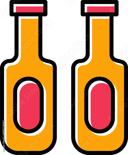 Drink Bottle Vector Icon
