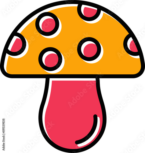 Mushroom Vector Icon