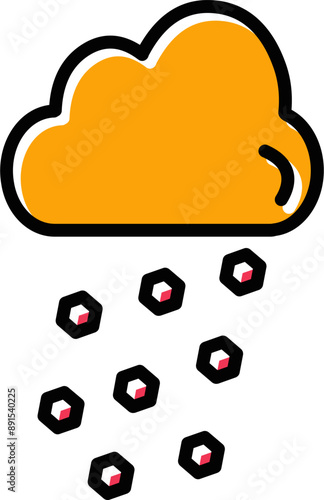Hail Vector Icon