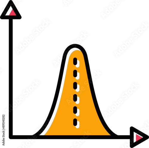 Histogram Vector Icon