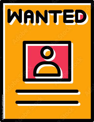 Wanted Poster Vector Icon