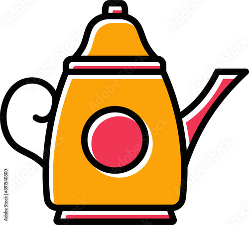 Teapot Vector Icon