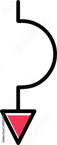 Arrow down Vector Icon