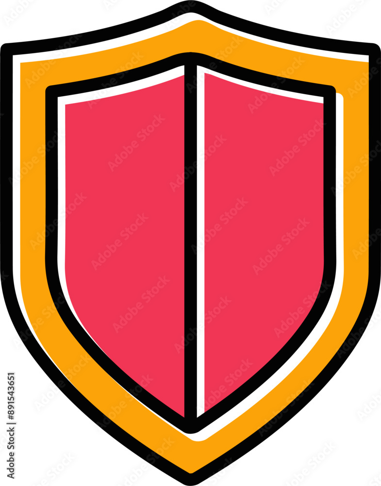 Shield Vector Icon Shield Vector Icon